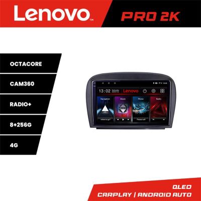 Navigatie Mercedes SL W230 2004-2011 Lenovo Kit-W230 8 core QLED 2K 8+256 360 Android Waze USB Navigatie Internet Youtube Radio