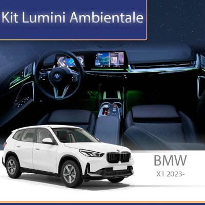 Lumini Ambientale NIGHTVIBE BMW X1 iX1 X2 iX2 2023-  buton schimbător iluminat control telefon sau sistem original