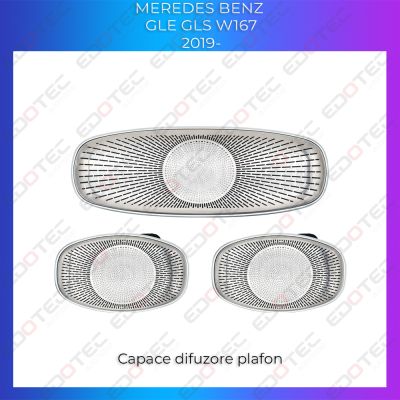 Lumini Ambientale NIGHTVIBE Mercedes GLE W167 GLS X167 dedicate capace difuzoare plafon control din unitatea originala sau telefon
