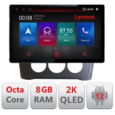 Navigatie Citroen C4 cu clima manuala 2015-2018 N-C4-AC ecran 13" 2K 8+128 Android Waze USB Navigatie 4G 360 To