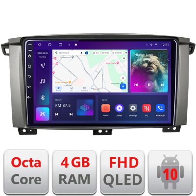 Navigatie Toyota Land Cruiser L100 2002-2006 Android radio gps internet 4+64 carplay android auto KIT-L105+EDT-E310v3