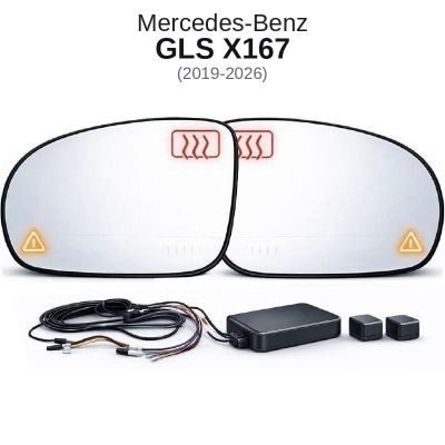 Senzor unghi mort Mercedes Benz GLS X167 2019-2026 — oglindă dedicată
