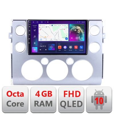 Navigatie Toyota FJ Cruiser 2006-2020 Android radio gps internet 4+64 carplay android auto Kit-fj-cruiser+EDT-E309v3