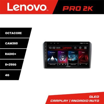 Navigatie Iveco Daily 2007-2014 Lenovo Kit-DAILY 8 core QLED 2K 8+256 360 Android Waze USB Navigatie Internet Youtube Radio