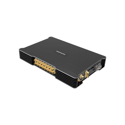 Amplificator cu DSP auto Goldhorn AB218 28 canale 1880 Watts max BT OTG Coaxial Optic A2B Bus