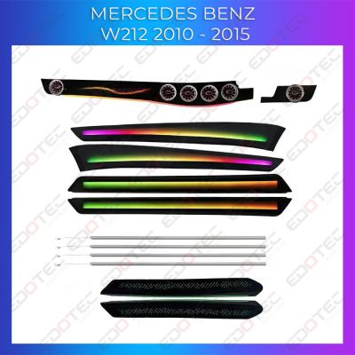 Lumini Ambientale NIGHTVIBE Mercedes E212 E Class full trimuri set complet control telefon sau sistem original