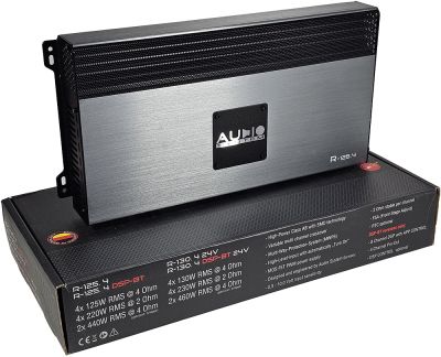 Amplificator audio Audio System R-125.4 cu 4 canale, clasa A - B, amplificator SQ, 2 - 4 OHM