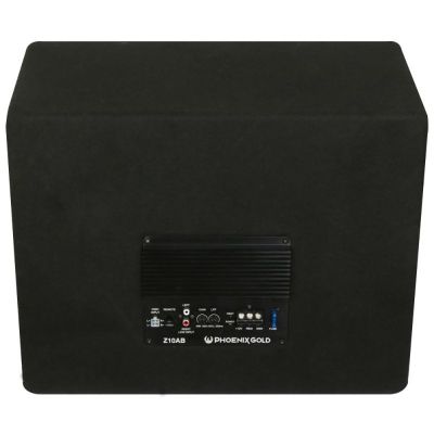 Subwoofer activ Phoenix Gold, difuzor 8", 125 W RMS, 500 W Max, kit de cabluri incluse
