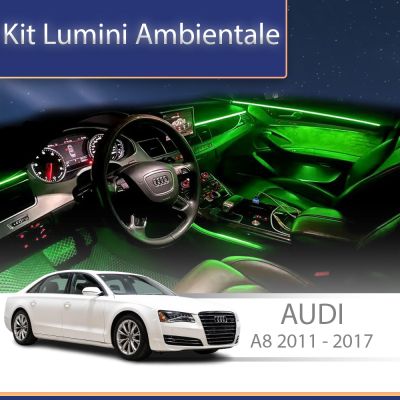 Lumini Ambientale NIGHTVIBE Audi  A8 2011-2017 set complet control telefon sau sistem original