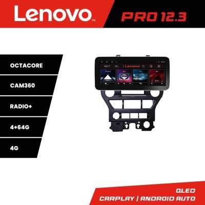 Navigatie Ford Mustang 2015-2020 K-MUSTANG Lenovo PRO 4+64 12.3 inch qled android 4G DSP gps internet