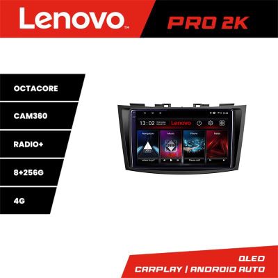 Navigatie Suzuki Swift 2010-2017 Lenovo Kit-179 8 core QLED 2K 8+256 360 Android Waze USB Navigatie Internet Youtube Radio