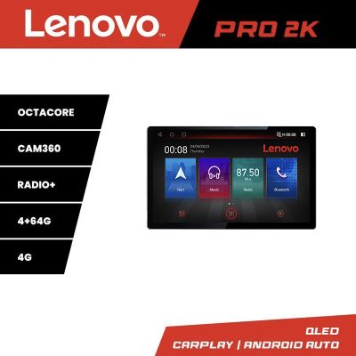 Navigatie Suzuki SX4 2006-2013 Lenovo PRO 4+64 2K 13 inch qled android 4G DSP gps internet  Kit-124