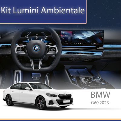 Lumini Ambientale NIGHTVIBE BMW 525 530 G60 i5 trim iluminat pentru ușile din spate control telefon sau sistem original