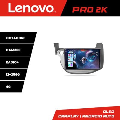 Navigatie Honda Fit 2008-2013 Android radio gps internet 8 core QLED 2K 12+256 360 Lenovo