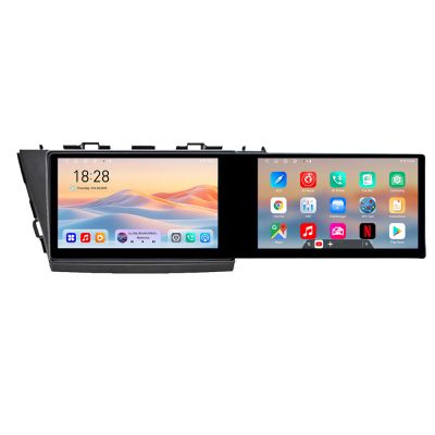 Navigatie  Toyota Prius 5 Plus 2012-2020 Edotec 2 ecrane  8 core 4+128 21.6 inch Incell android Wifi 5Ghz gps internet  Kit-prius5-plus