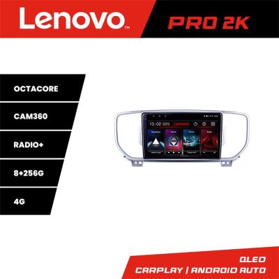 Navigatie Kia Sportage 2016-2018 Lenovo Kit-567 8 core QLED 2K 8+256 360 Android Waze USB Navigatie Internet Youtube Radio