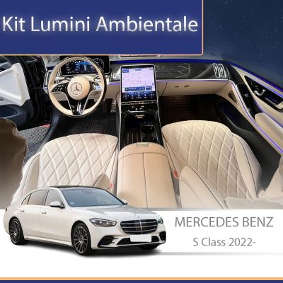 Lumini Ambientale NIGHTVIBE Mercedes  set complet control telefon sau sistem original