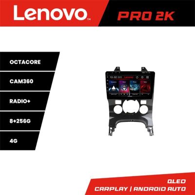 Navigatie Peugeot 3008  Lenovo Kit-323 8 core QLED 2K 8+256 360 Android Waze USB Navigatie Internet Youtube Radio
