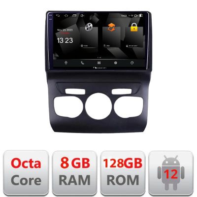 Navigatie Citroen C4 2011-2016 5960Pro-241 Android Octa Core Qualcomm 2K Qled 8+128 DTS DSP 360 4G Optical