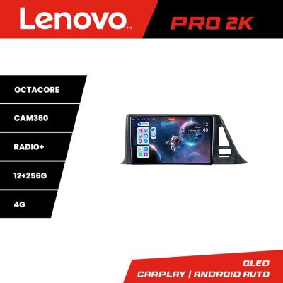 Navigatie Toyota CH-R low Lenovo Kit-CH-R-A 8 core QLED 2K 12+256 360 Android Waze USB Navigatie Internet Youtube Radio
