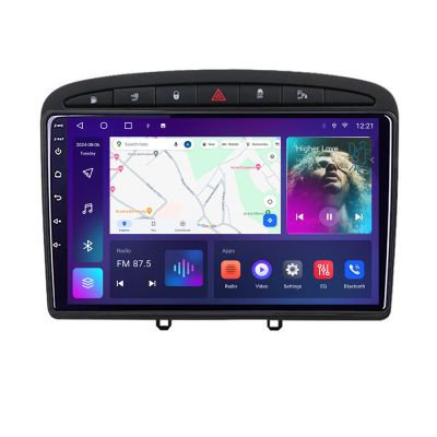 Navigatie Peugeot 308 B-038 Android Ecran QLED octa core 4+64 carplay android auto KIT-038+EDT-E309V3