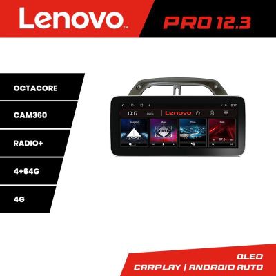 Navigatie Toyota Rav 4 2000-2004 Lenovo PRO 4+64 12.3 inch qled android 4G DSP gps internet  kit-rav4-old