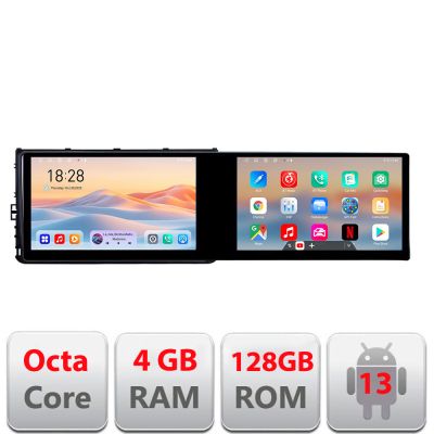 Navigatie grupul VW Kit-933 Edotec 2 ecrane  8 core 4+128 21.6 inch Incell android Wifi 5Ghz gps internet