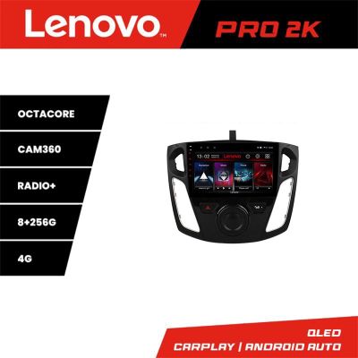 Navigatie Ford Focus 3 Lenovo Kit-150 8 core QLED 2K 8+256 360 Android Waze USB Navigatie Internet Youtube Radio