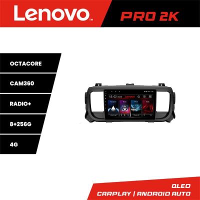 Navigatie Citroen Jumpy Toyota Proace Peugeot Traveller Lenovo Kit-jumpy16 8 core QLED 2K 8+256 360 Android Waze USB Navigatie Internet Youtube v3