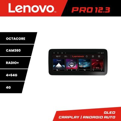 Navigatie Dacia dupa 2012 K-Dacia Lenovo PRO 4+64 12.3 inch qled android 4G DSP gps internet  8Core