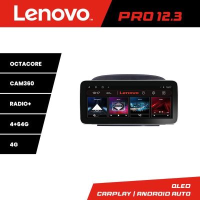 Navigatie Mercedes SL W230 2004-2011 K-W230 Lenovo PRO 4+64 12.3 inch qled android 4G DSP gps internet