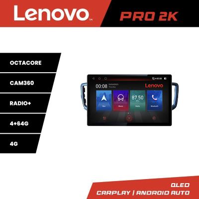 Navigatie dedicata Edonav VW Amarok  Lenovo PRO 4+64 13 inch 2K android 4G DSP gps internet  KIT-amarok