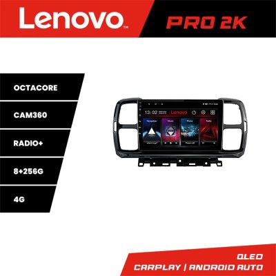 Navigatie Citroen C5 Aircross Android radio gps internet 8 core QLED 2K 8+256 360 Lenovo