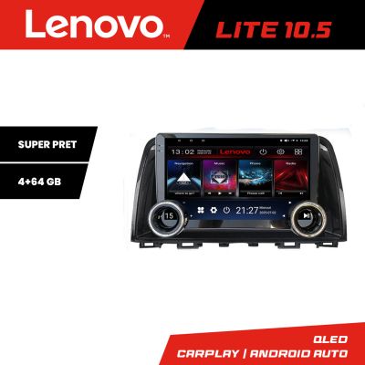 Navigatie Mazda 6 2013-2017 Lenovo 8 core 4+64 10.5 inch Incell 1K android Wifi 5Ghz gps internet