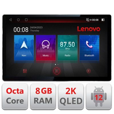 Navigatie Dacia Logan Sandero Jogger LOGAN-2022  ecran 13" 2K 8+128 Android Waze USB Navig