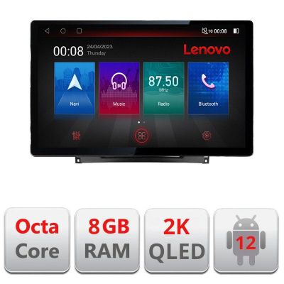 Navigatie Opel Astra J N-072 ecran 13" 2K 8+128 Android Waze USB Navigatie 4G 360 Toslink Youtube Rad