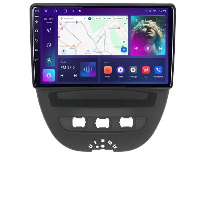 Navigatie Citroen C1 Peugeot 107 Toyota Aygo 2005-2014 Android radio gps internet 4+64 carplay android auto KIT-C1+EDT-E310v3 v2