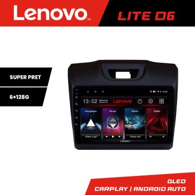 Navigatie Isuzu D-Max Lenovo Kit-2234 8 core 6+128 GB Android Waze USB Navigatie Internet Youtube Radio