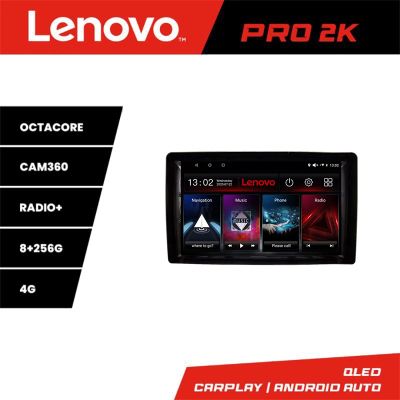 Navigatie universala 2din-2 8 core QLED 2K 8+256 360 Android Waze USB Navigatie Internet Youtube Radio Lenovo