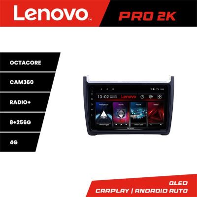 Navigatie VW Polo 2014- Lenovo Kit-655 8 core QLED 2K 8+256 360 Android Waze USB Navigatie Internet Youtube Radio