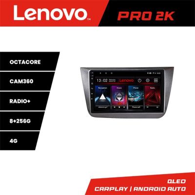 Navigatie Seat Altea 2005-2014 Android radio gps internet 8 core QLED 2K 8+256 360 Lenovo