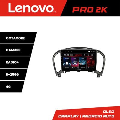 Navigatie Nissan Juke 2010-2015 Lenovo Kit-JUKE 8 core QLED 2K 8+256 360 Android Waze USB Navigatie Internet Youtube Radio