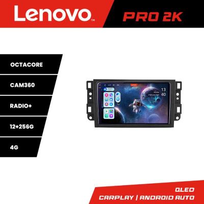 Navigatie Chevrolet Captiva Lenovo Kit-020 8 core QLED 2K 12+256 360 Android Waze USB Navigatie Internet Youtube Radio