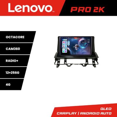 Navigatie Mazda 6 2004-2008 Lenovo Kit-MZD6 8 core QLED 2K 12+256 360 Android Waze USB Navigatie Internet Youtube Radio