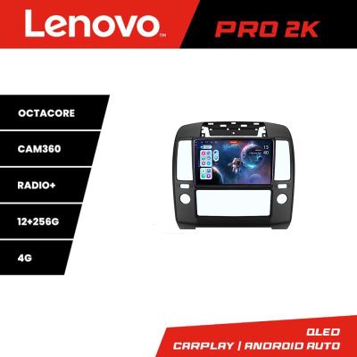 Navigatie Nissan Navara Pathfinder 2005-2010 Lenovo Kit-NAV5 8 core QLED 2K 12+256 360 Android Waze USB Navigatie Internet Youtube Radio