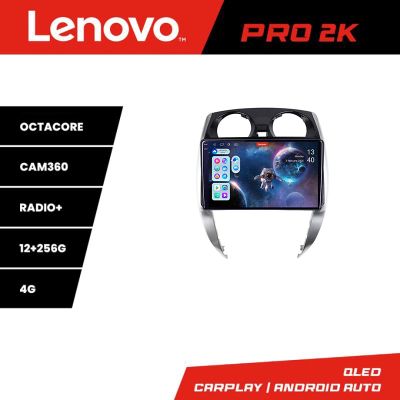 Navigatie Nisan Note 2012-2019 Android radio gps internet 8 core QLED 2K 12+256 360 Lenovo