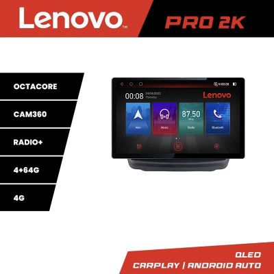 Navigatie Hyundai Genesis Lenovo PRO 4+64 2K 13 inch qled android 4G DSP gps internet  Kit-GENESYS