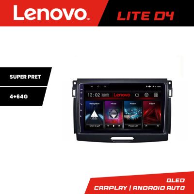 Navigatie Ford Ranger 2015-2020 Lenovo 4+64 GB Android Waze USB Navigatie Internet Youtube Radio