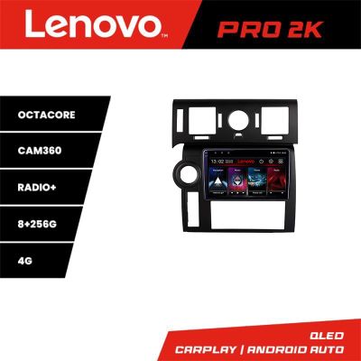 Navigatie Hummer H2 2002-2008 Lenovo 8 core QLED 2K 8+256 360 Android Waze USB Navigatie Internet Youtube Radio