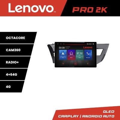 Navigatie Toyota Corolla 2013-2017 K-470 Lenovo PRO 4+64 13 inch 2K android 4G DSP gps internet